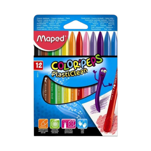 Picture of MAPED CRAYONS PLASTIC X12